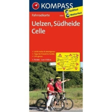 Kompass 3014. Uelzen, Südheide, Celle kerékpáros térkép 1:70 000 Fahrradkarten térkép