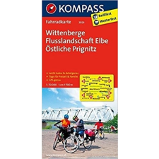 Kompass 3026. Wittenberge, Flusslandschaft Elbe, Östl. Prignitz kerékpáros térkép 1:70 000 Fahrradkarten térkép