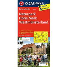 Kompass 3050. Hohe Mark, Naturpark, Westmünsterland kerékpáros térkép 1:70 000 Fahrradkarten térkép