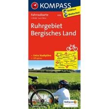 Kompass 3053. Ruhrgebiet, Bergisches Land kerékpáros térkép 1:70 000 Fahrradkarten térkép