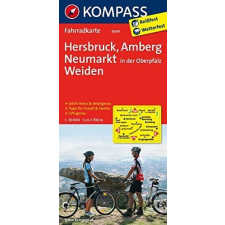 Kompass 3099. Hersbruck, Amberg, Neumarkt/Oberpfalz, Weiden kerékpáros térkép 1:70 000 Fahrradkarten térkép