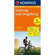 Kompass 3204. Salzburg und Umgebung kerékpáros térkép 1:70 000 Fahrradkarten térkép
