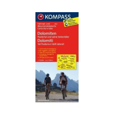 Kompass 3413. Pustertal, Sextner Dolomiten kerékpáros térkép 1:70 000 Fahrradkarten térkép