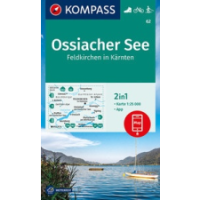 Kompass 62. Ossiacher See turista térkép Kompass 1:25 000 2021 térkép