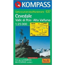 Kompass 637. Cevedale-Valle di Pejo-Alta Valfurva turista térkép Kompass 1:25 000 térkép