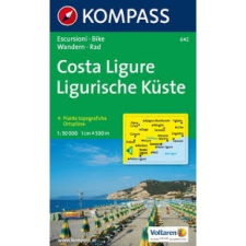 Kompass 642. Costa Ligure/Ligurische Küste turista térkép Kompass térkép