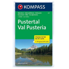 Kompass 671. Pustertal turista térkép 3 részes Kompass térkép