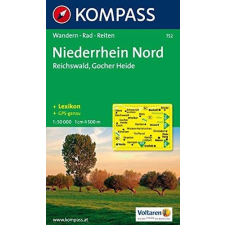 Kompass 752. Niederrhein Nord, Reichswald, Gocher Heide turista térkép Kompass térkép