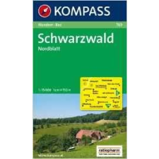 Kompass 769. Schwarzwald Nordblatt turista térkép Kompass 1:75 000 térkép