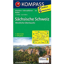 Kompass 810. Szász-Svájc turista térkép Kompass 1:50 000 Liberec térkép, Cseh Svájc térkép térkép