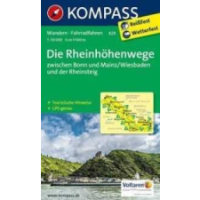 Kompass 829. Die Rheinhöhenwege turista térkép Kompass 1:50 000 térkép