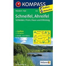 Kompass 836. Schneifel, Ahreifel, Schleiden, Prüm, Daun und Eifelsteig turista térkép Kompass térkép