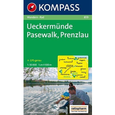 Kompass 859. Ueckermünde, Pasewalk, Prenzlau turista térkép Kompass térkép