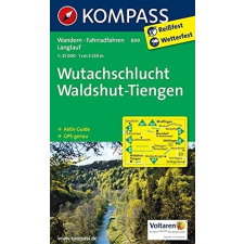 Kompass 899. Wutachschlucht, Waldshut, Tiengen, 1:25 000 turista térkép Kompass térkép