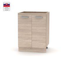 Kondela Alsószekrény 60 2DV, tölgy sonoma, NOVA PLUS NOPL-057-0S bútor