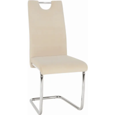 Kondela Étkezőszék, bézs Dulux Velvet szövet/világos varrás, ABIRA NEW bútor