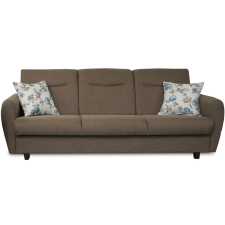Kondela háromszemélyes kanapé, nyitható, barna Savana/minta, MILO bútor