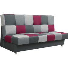 Kondela Kanapé, bordó színű anyag/szürke, ALABAMA bútor