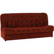 Kondela Kanapé, kinyitható rakodótérrel, szövet tégla / minta, ASIA NEW bútor