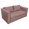 Kondela Kihúzható kanapé, rózsaszín, BEJA