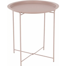 Kondela Kisasztal levehető tálcával, nude rózsaszín, RENDER bútor