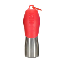 KONG H2O  rozsdamentes acél palack piros tetővel 700 ml kutya  itató vizespalack kutyatál