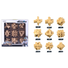 Kongming Lock bundle 9 pcs set kreatív és készségfejlesztő