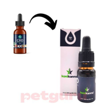  KoniKanna CBD Olaj 1000 mg Kutyáknak és Macskáknak 10 ml vitamin, táplálékkiegészítő kutyáknak