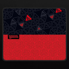 Konix Dungeons & Dragons Egérpad Black/Red asztali számítógép kellék