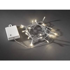 Konstsmide Kültéri fényfüzér melegfehér fényű világítással fehér vezetékkel 840cm hosszú 80LED-es karácsonyi világítás Konstsmide (3728-103) kültéri izzósor