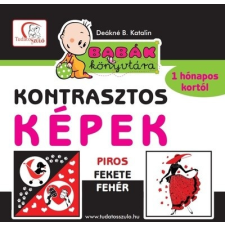 Kontrasztos képek - Piros, fehér, fekete /Babák könyvtára - 1 hónapos kortól gyermek- és ifjúsági könyv
