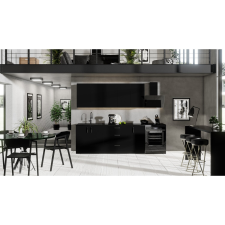  Konyhabútor Royal Black 200 cm bútor