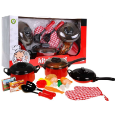  Konyhai játék készlet edényfogóval konyhakészlet