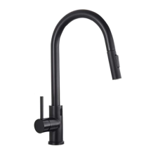 Konyhai mosogató csaptelep, Blackswan, M40 típus intelligens érzékelővel, fekete modell, 40 cm csaptelep