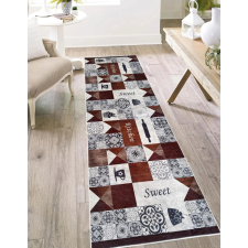  Konyhai szőnyeg Gordon 80x150cm Sweet Kitchen Barna fehér lakástextília