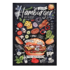  Konyhai Szőnyeg Hamburger mintával 70x200cm