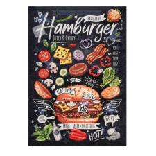  Konyhai Szőnyeg Hamburger mintával 80x150cm lakástextília