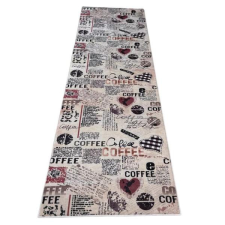  Konyhai Szőnyeg Kávés mintával | Bézs 80x150 lakástextília
