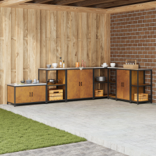  Konyhai tárolószekrény Rozsdás 60 x 50 x 92 cm Viharvert acél bútor