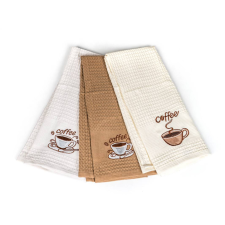  Konyharuha 3Db 45X70 Kávé 10005830 lakástextília