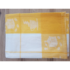  Konyharuha szőtt napsárga-fehér 50x70 cm 100% pamut lakástextília