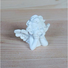 Könyöklő angyal, poly. Mérete: 45x30x20 mm karácsonyi dekoráció
