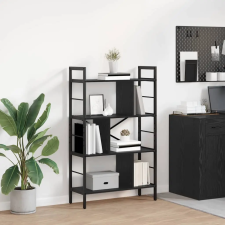  Könyvespolc Fekete tölgy 75 x 30 x 123,5 cm Faanyag bútor