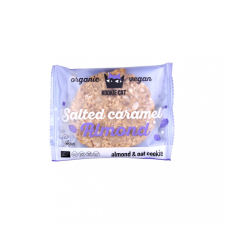 Kookie Cat bio vegán mandulás zabkeksz sós karamell 50 g reform élelmiszer