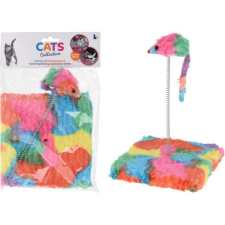 Koopman macska játékegér 15x15x20cm rugón játék macskáknak