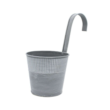 Koopman Szürke virágcserép 12,5 cm korláthoz kerti tárolás