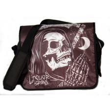  Koponya és hold, gyöngyvászon oldaltáska, válltáska kézitáska és bőrönd