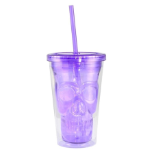  Koponya szívószálas pohár 500 ml konyhai eszköz