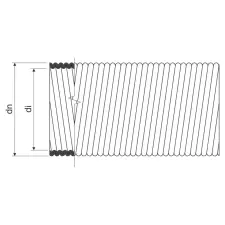 Kopos 3313 B Fém védőcső 750N 18,9 mm villanyszerelés