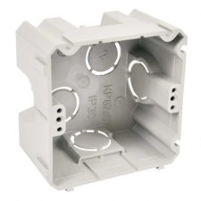 Kopos Elektro Szerelvénydoboz 71x71x42 négyszögletes, sorolható szürke, KP 67X67 KA Kopos villanyszerelés